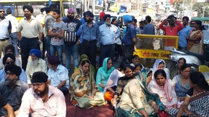 Protest By Sikh Community