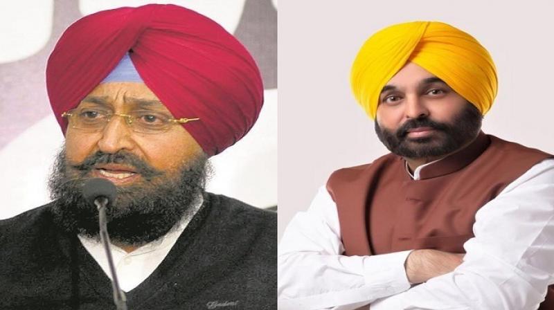 Pratap Bajwa, Bhagwant Mann 