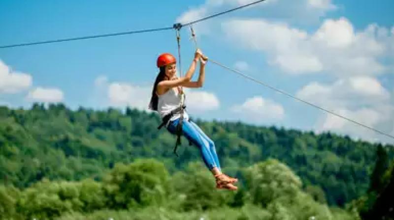 Zip lining at stunning jog falls of karnataka might soon be a reality Zip lining at stunning jog falls of karnataka might soon be a reality