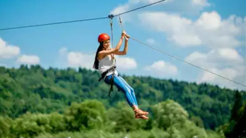 Zip lining at stunning jog falls of karnataka might soon be a reality