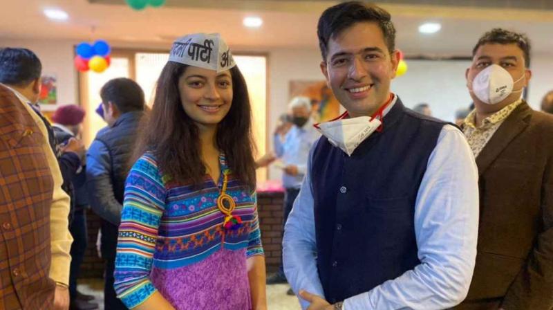 Mansi Sehgal join AAP Mansi Sehgal join AAP