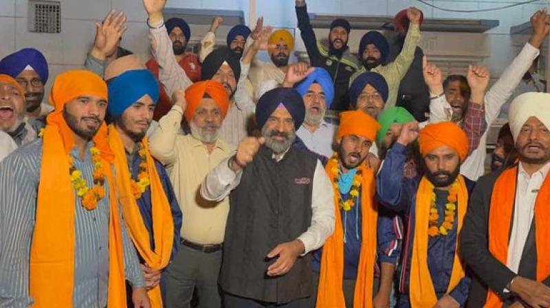 farmers released from Tihar Jail farmers released from Tihar Jail