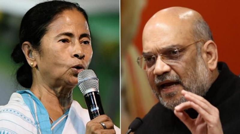  Mamata Banerjee, Amit Shah 