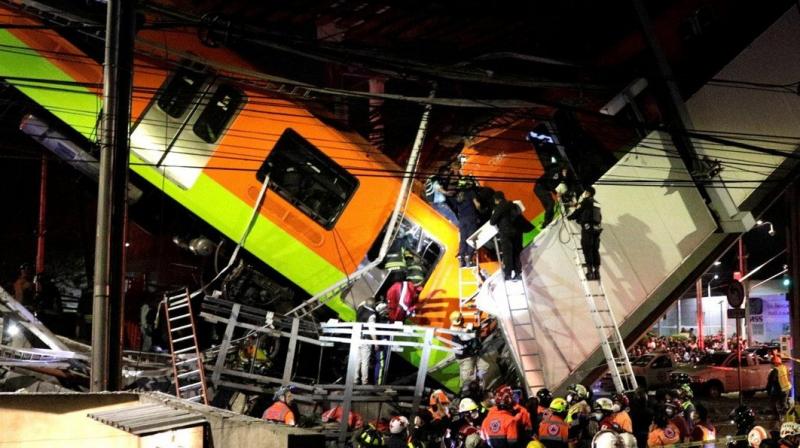  train crash in Mexico
