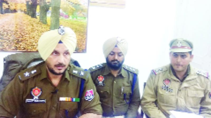 While giving information SSP Manjit Singh Dhesi And Others