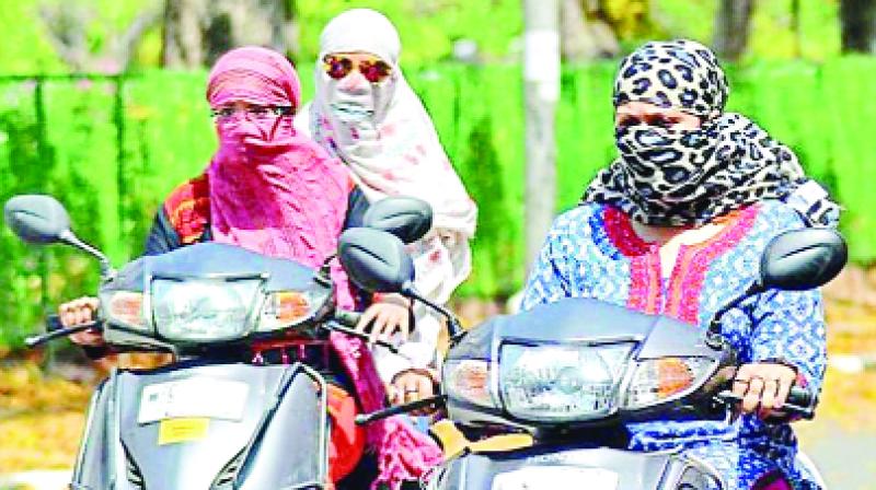 Womens Without Helmet