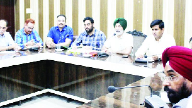 Deputy Commissioner Kamaldeep Singh Sangha During Meeting 