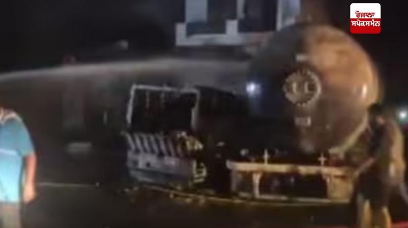 Death toll in Hoshiarpur LPG tanker and jeep accident rises to 4 Death toll in Hoshiarpur LPG tanker and jeep accident rises to 4