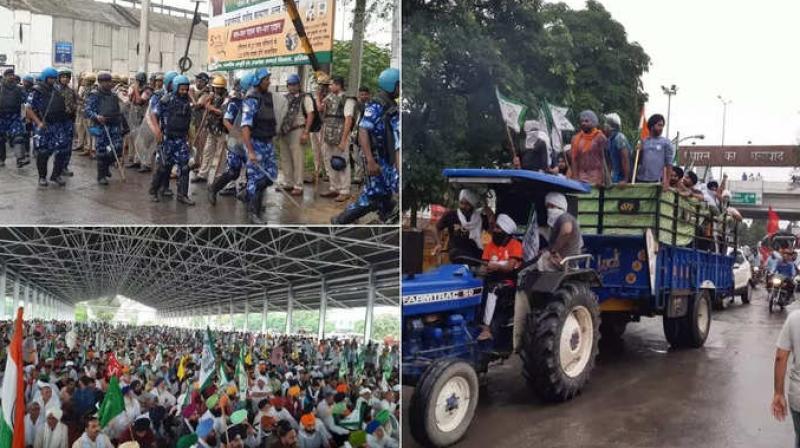 Haryana Police warns of police deployment in Kisan Mahapanchayat Haryana Police warns of police deployment in Kisan Mahapanchayat