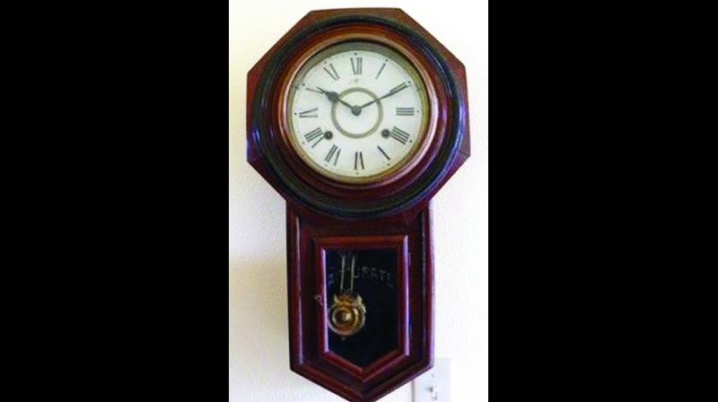 The 100-year-old clock