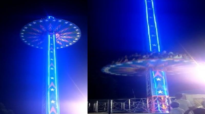 Giant wheel joyride crashes to ground at Mohali fair Giant wheel joyride crashes to ground at Mohali fair