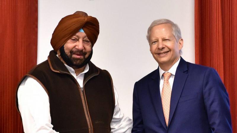 CM Captain Amarinder Singh & USA Ambassador Kenneth Jester CM Captain Amarinder Singh & USA Ambassador Kenneth Jester