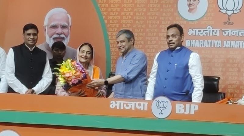 Karamjit Chaudhary joins BJP