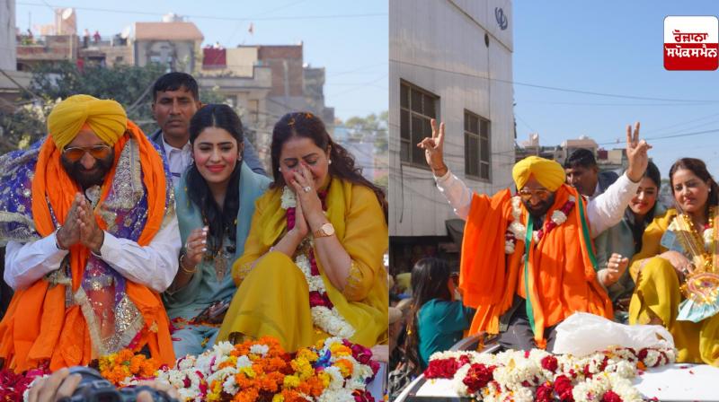 Manjinder Singh Sirsa thanked the people of Rajouri Garden constituency after winning the election. Manjinder Singh Sirsa thanked the people of Rajouri Garden constituency after winning the election.