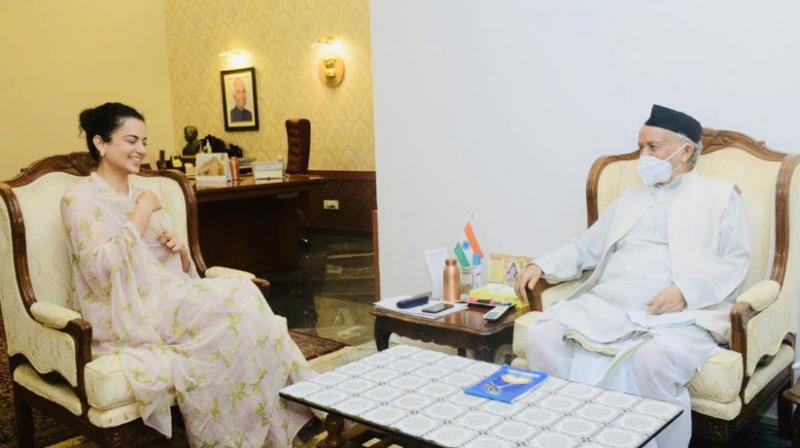 Kangana Ranaut meet Governor Bhagat Singh Koshyari