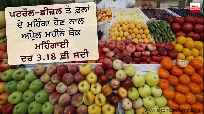 wholesale price inflation rises due to food and fuel price increase