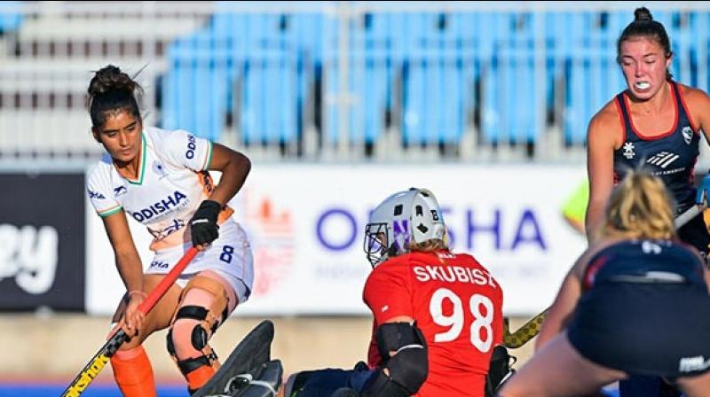 Junior Women's Hockey World Cup: India finished ninth after defeating USA Junior Women's Hockey World Cup: India finished ninth after defeating USA