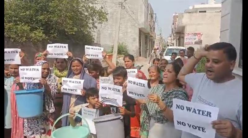 No water no vote No water no vote