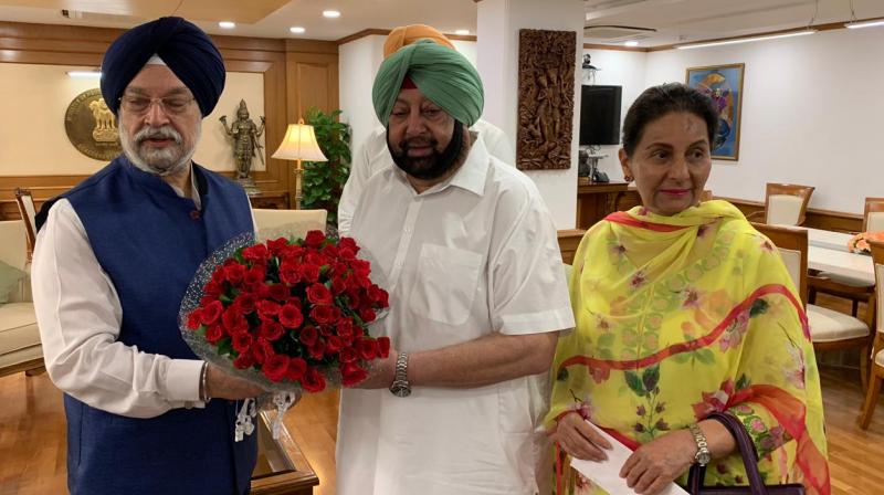 Puri assures Capt Amarinder of early approval & commencement of Sultanpur Lodhi