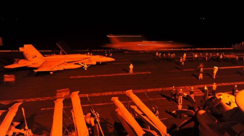 US conducts airstrikes on ISIS in Syria