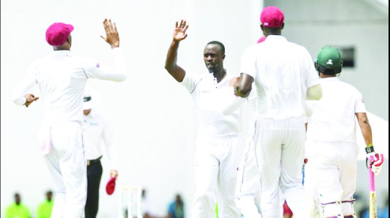 West Indies Players Celebrate the Occasion