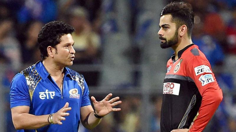 Virat Kohli With Sachin Tendulkar