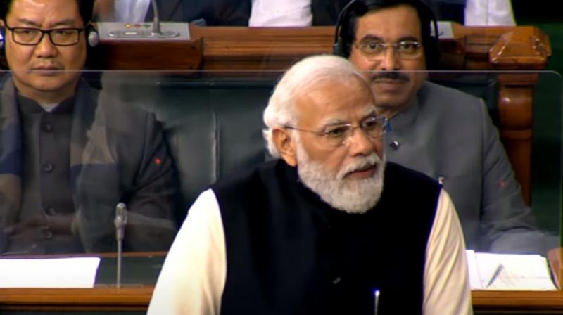 PM Modi in lok sabha PM Modi in lok sabha