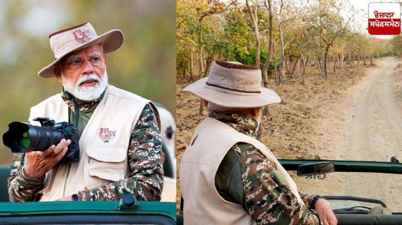 PM Narendra Modi visited Gir National Park in Gujarat PM Narendra Modi visited Gir National Park in Gujarat