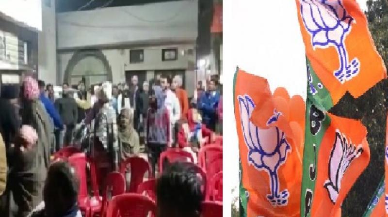 Clashes during BJP rally in Pathankot Clashes during BJP rally in Pathankot