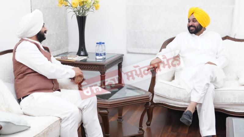 AAP's Punjab in-charge Jarnail Singh met Chief Minister Mann AAP's Punjab in-charge Jarnail Singh met Chief Minister Mann