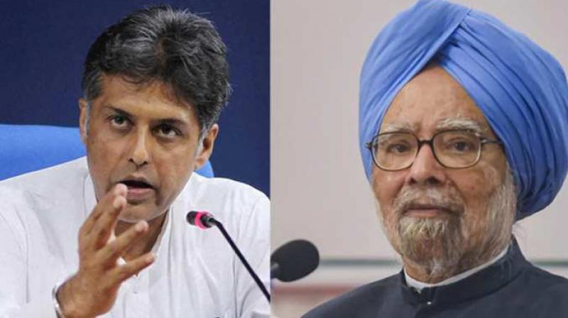 Manish Tewari and Dr Manmohan Singh