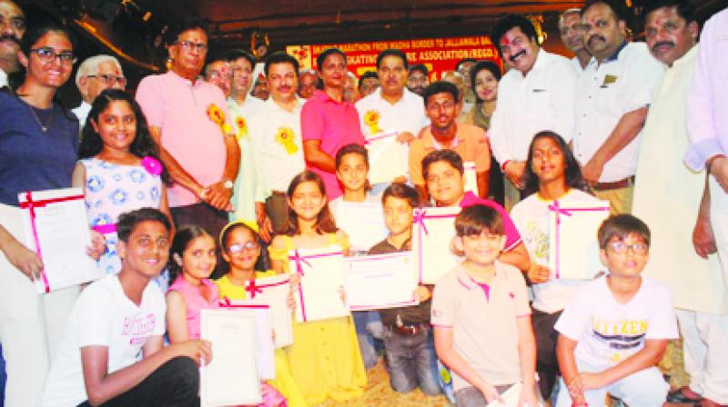 O.P Soni honoring Youth O.P Soni honoring Youth