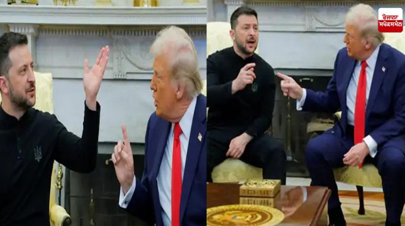 The debate between Trump and Zelensky on the Ukraine war News in punjabi The debate between Trump and Zelensky on the Ukraine war News in punjabi