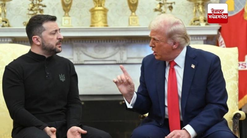 Trump-Zelensky Fight News in punjabi Trump-Zelensky Fight News in punjabi