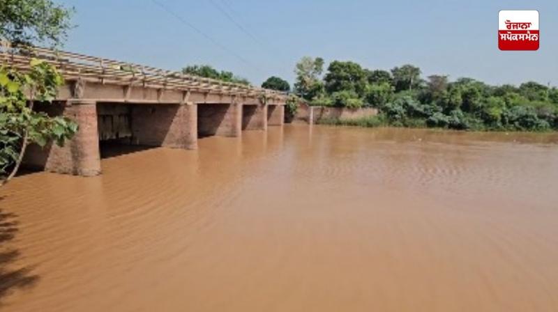 Water level in Ghaggar River increased Water level in Ghaggar River increased