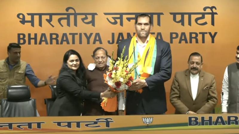 The Great Khali joins BJP The Great Khali joins BJP