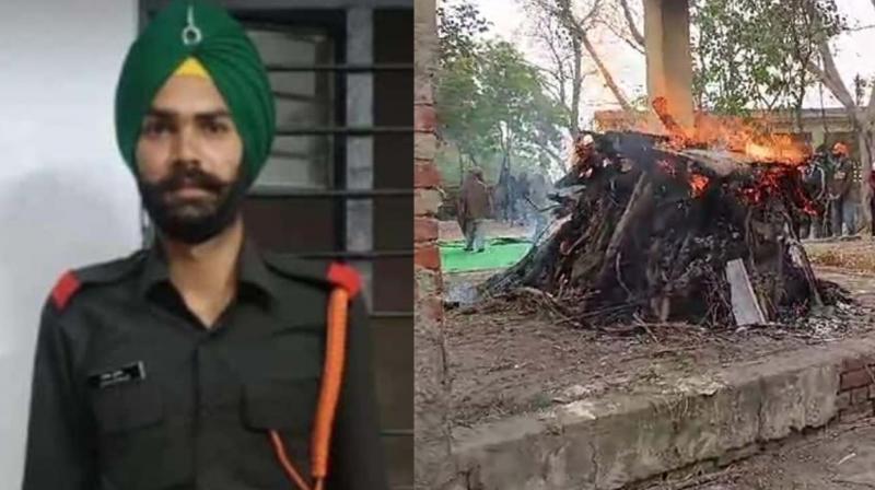 Shaheed Ajay Singh was cremated with official honours News in punjabi Shaheed Ajay Singh was cremated with official honours News in punjabi