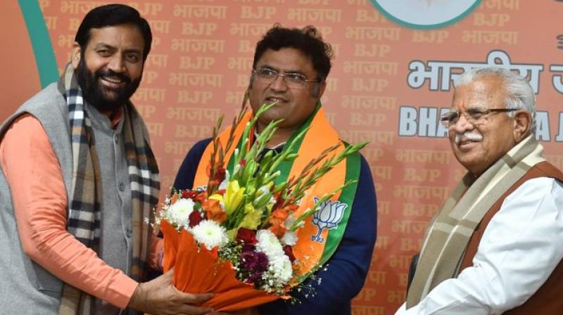 Ashok Tanwar joined BJP News in punjabi Ashok Tanwar joined BJP News in punjabi