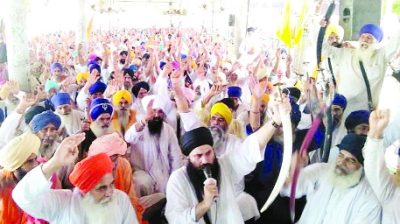 Baljeet Singh Daduwal addressing the 91st day of the Justice Morcha Baljeet Singh Daduwal addressing the 91st day of the Justice Morcha