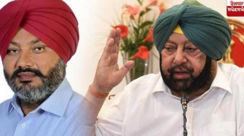 Harpal Cheema and CM Amrinder Singh Harpal Cheema and CM Amrinder Singh