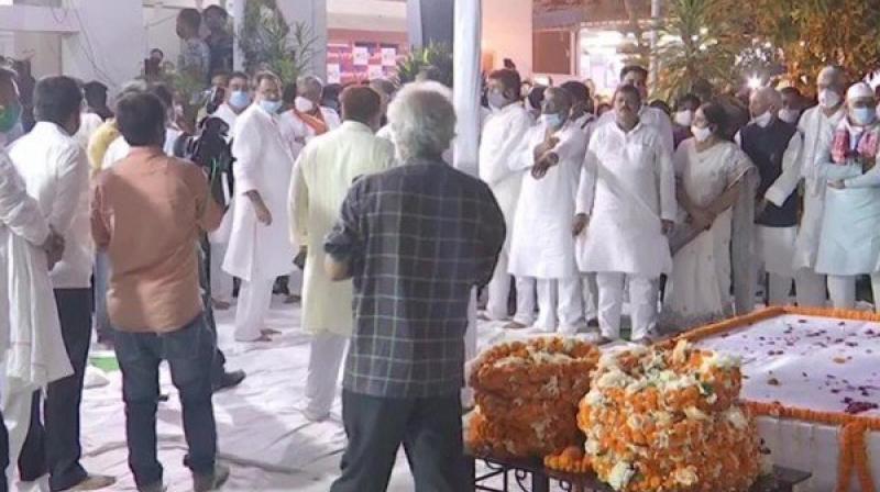 Ram Vilas Paswan's funeral in Patna 