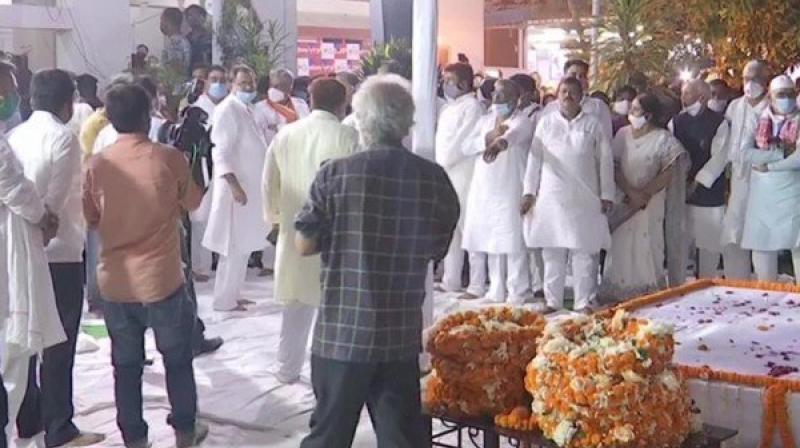 Ram Vilas Paswan's funeral in Patna Ram Vilas Paswan's funeral in Patna