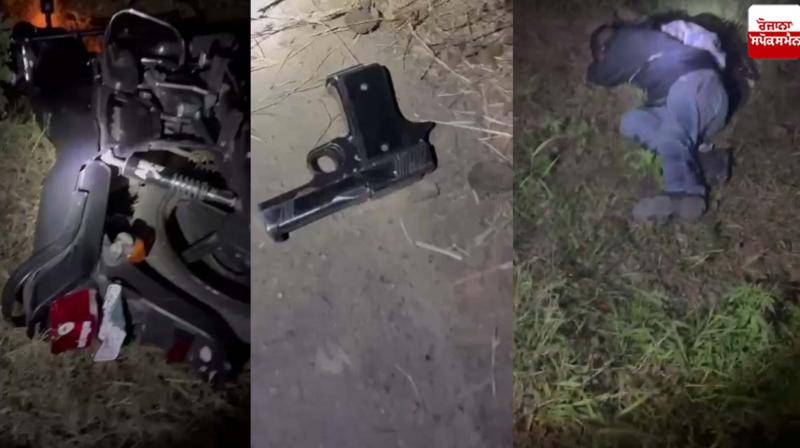 Encounter between gangsters and police in Jalandhar Encounter between gangsters and police in Jalandhar