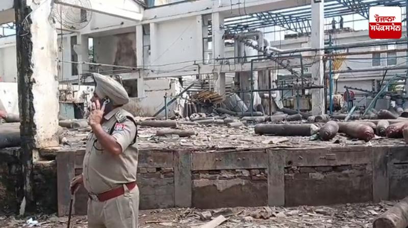 Mohali Oxygen cylinder Blast News in punjabi Mohali Oxygen cylinder Blast News in punjabi