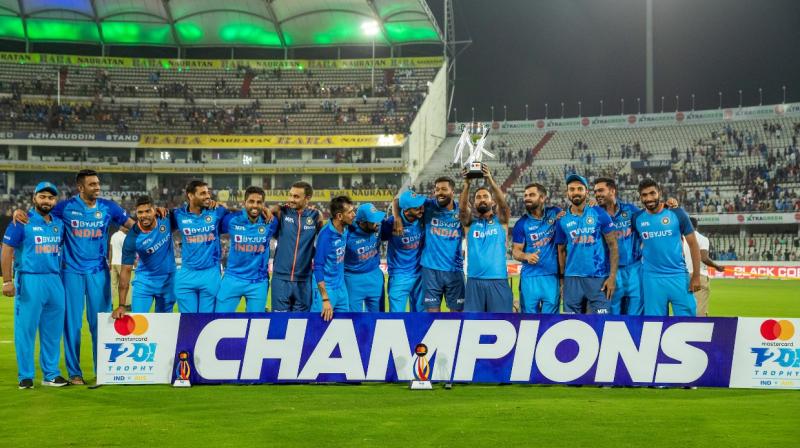 India won the T20 series by defeating Australia India won the T20 series by defeating Australia