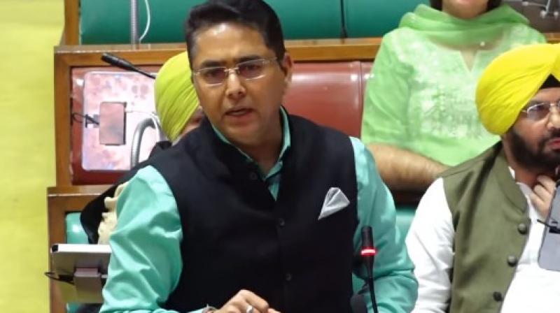 Aman Arora slams Congress in Punjab Vidhan Sabha Aman Arora slams Congress in Punjab Vidhan Sabha