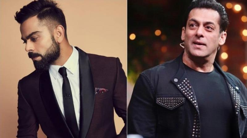 Virat Kohli, Salman Khan Virat Kohli, Salman Khan
