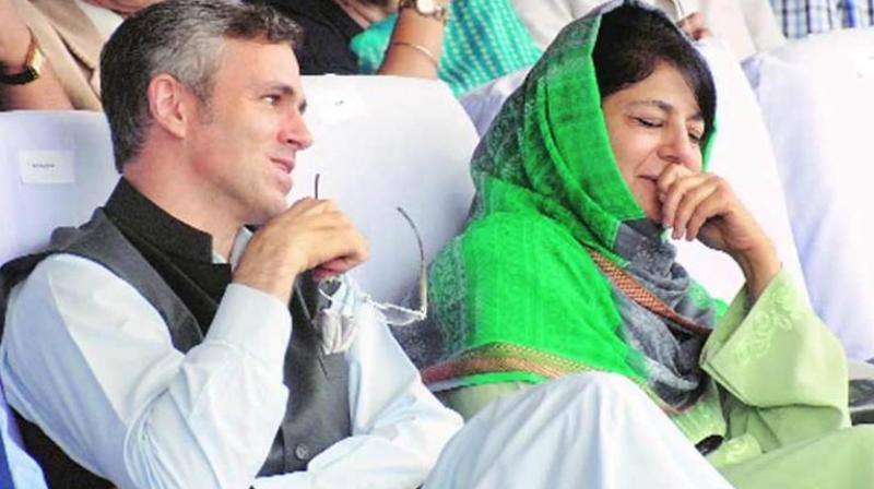 Mehbooba Mufti & Omar Abdullah