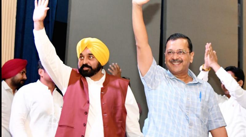 In a mega event in Jaipur Arvind Kejriwal and Bhagwant Mann give people of Rajasthan 'Kejriwal Ki Guarantee'