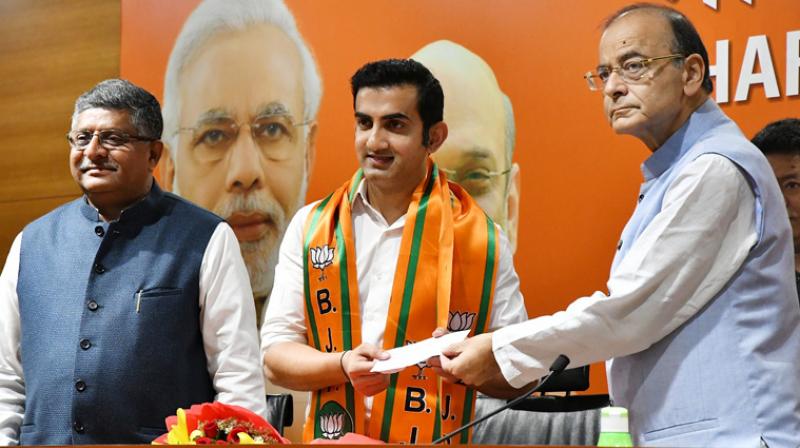 Gautam Gambhir joins BJP